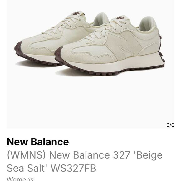 NWOB New Balance 327 ‘Beige Sea Salt’ - Picture 1 of 12